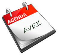 Agenda d’avril