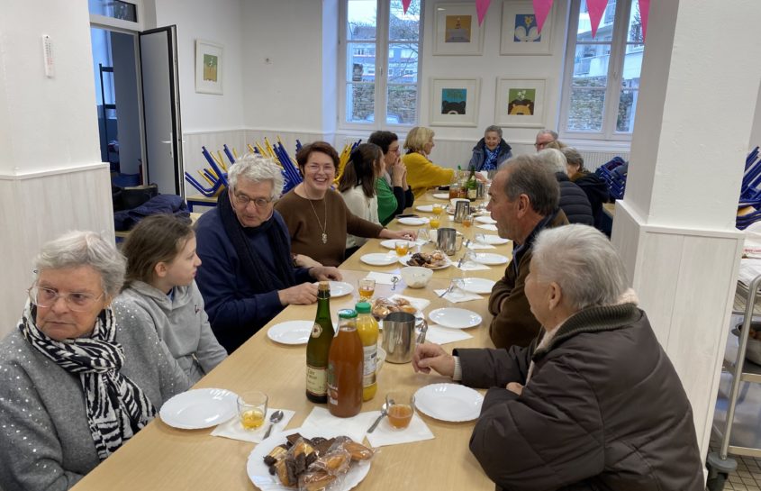 Un moment de convivialité avec l’Amicale des anciens de l’école Sainte-Anne